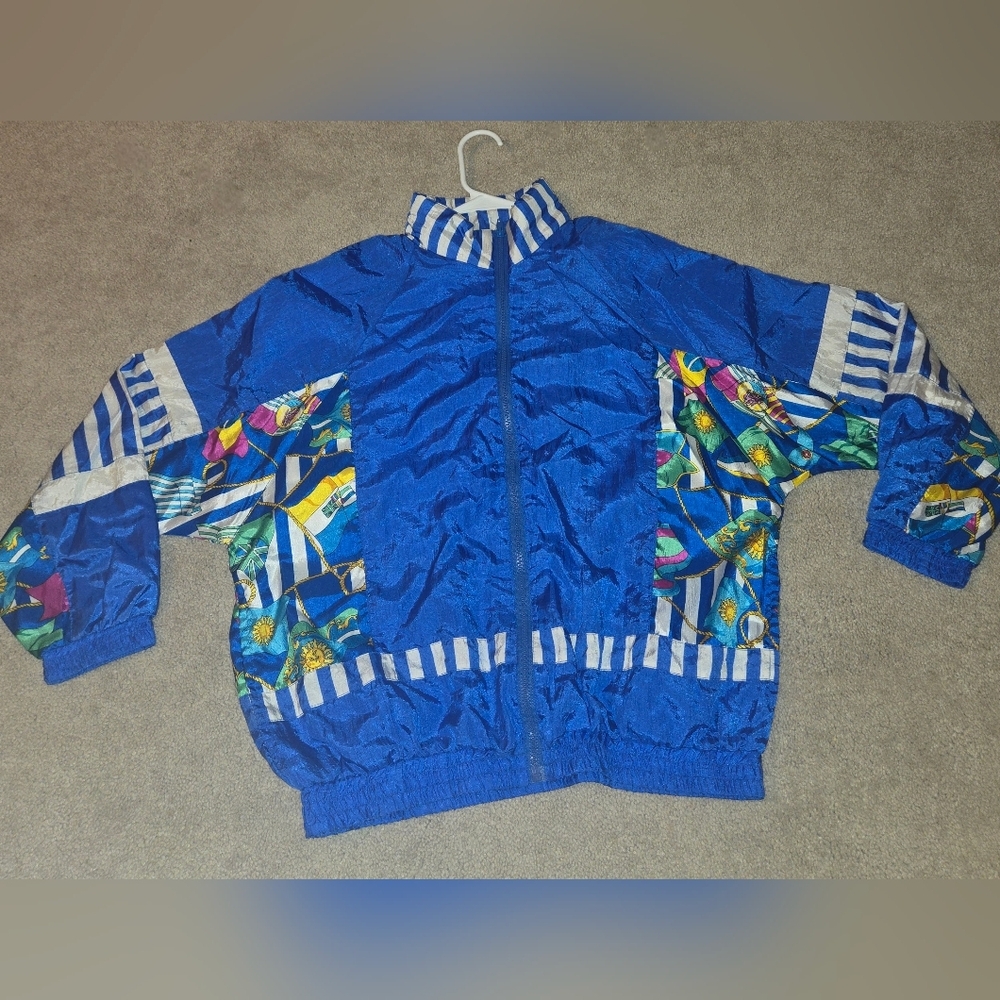 VTG 80’s Avait Sportif Windbreaker Full Zip Size M